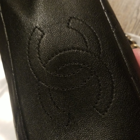 CHANEL Crossbody My Crush Vanity Lambskin Quilted Black Gold Bijoux Chain Handle - Picture 10 of 17